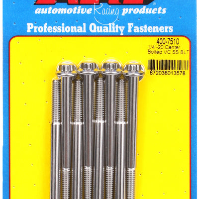 ARP SS 1/4-20 Center Bolted Valve Cover Bolt Kit