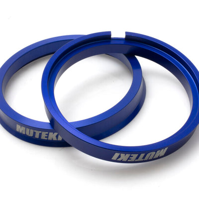 Wheel Mate Muteki Hub Ring Set 73mm x 64mm - 2 Piece - Blue