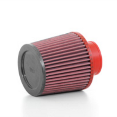 BMC Single Air Universal Conical Filter w/Carbon Top - 90mm Inlet / 140mm H