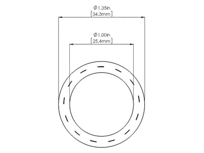 aFe Magnum FORCE Cold Air Intake System Spare Parts Kit (3/4in ID x 24in L)