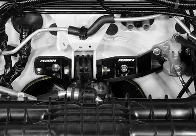 PERRIN 15-21 Subaru Impreza/WRX/STI Pitch Stop Mount & Firewall Brace - Black