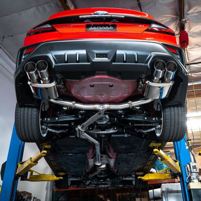REMARK 22+ Subaru WRX VB Stainless Steel Quad Tip Catback Exhaust - Resonated