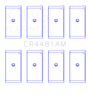 King Engine Bearings Mitsubishi G32/G63 (Size +0.25mm) Connecting Rod Bearing Set