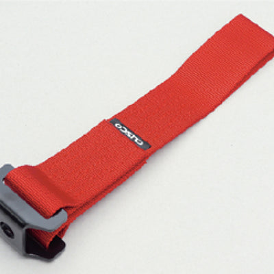 Cusco Universal 7715lbs Tow Strap - Red (420mm L x 50mm W)