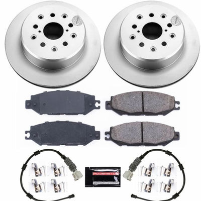 Power Stop 93-94 Lexus LS400 Rear Z17 Evolution Geomet Coated Brake Kit
