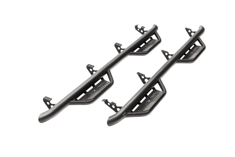 N-Fab Podium LG 07-17 Jeep Wrangler JK 4 Door All - Tex. Black - 3in