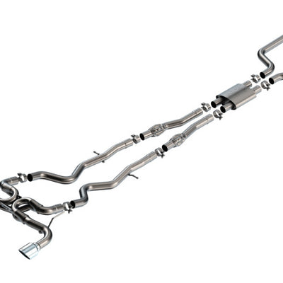 Borla 16-24 Infinity Q50 (Auto V6) ATAK Cat Back - 4.5in Chrome Tip