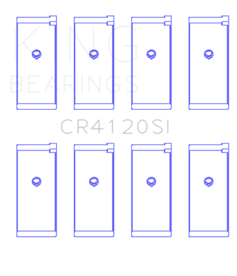 King Engine Bearings Mitsubishi 4G63/64 DOHC (Size +0.25mm) Connecting Rod Bearing Set