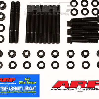 ARP Little M Iron Main Caps 4 Bolt Splayed Main Stud Kit - Black