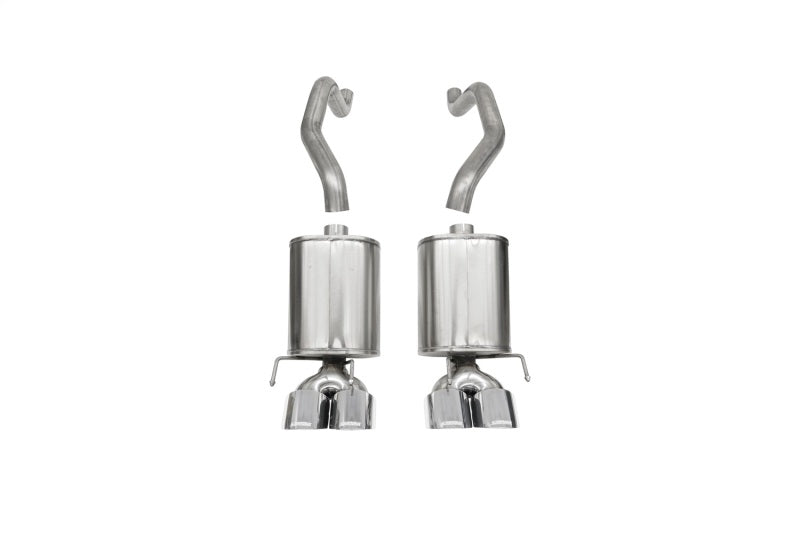 Corsa 2009-2013 Chevrolet Corvette (C6) 6.2L Polished Xtreme Axle-Back Exhaust w/4.5in Tips