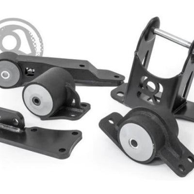 Innovative 00-07 Honda Insight K-Series Black Steel Mounts 95A Bushings (K20 Engine and Trans)