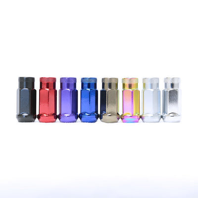 Wheel Mate Monster Open End Lug Nut Set of 4 - Red 1/2in