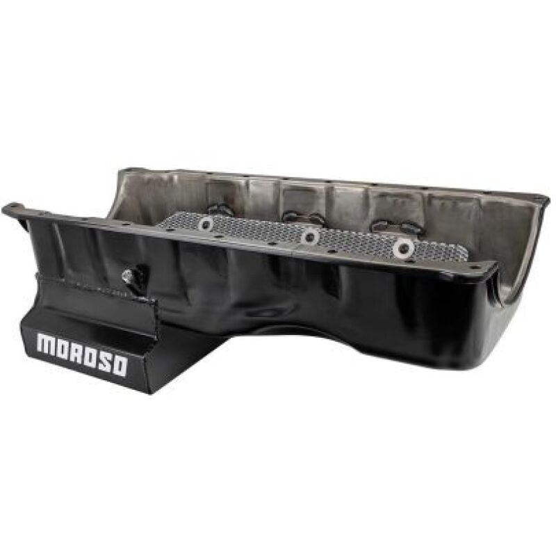 Moroso BBC Gen V/VI / GM ZZ632 Wet Sump 8in Steel Oil Pan