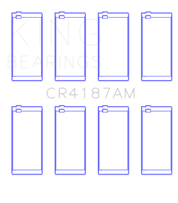 King Engine Bearings Toyota 2Lt/3L (Size +0.50mm) Connecting Rod Bearing Set
