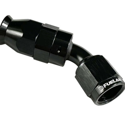 Fuelab PTFE Swivel Hose End Fitting - 45 Degree - 6AN