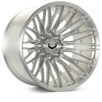 Vossen VFX-04 22x12 - 8x170 - ET44 - Ultra Deep - 125.1 - Brushed Gloss Clear Wheel