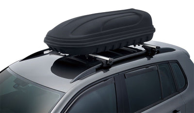 3D MAXpider Shell Roof Box With Rack Size L 47INX31INX10In (120X80X26Cm) Brown