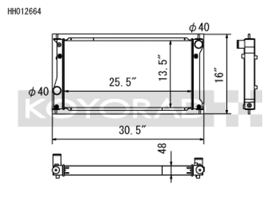 Koyo 2022+ Toyota GR86 and Subaru BRZ Competition All-Aluminum Radiator