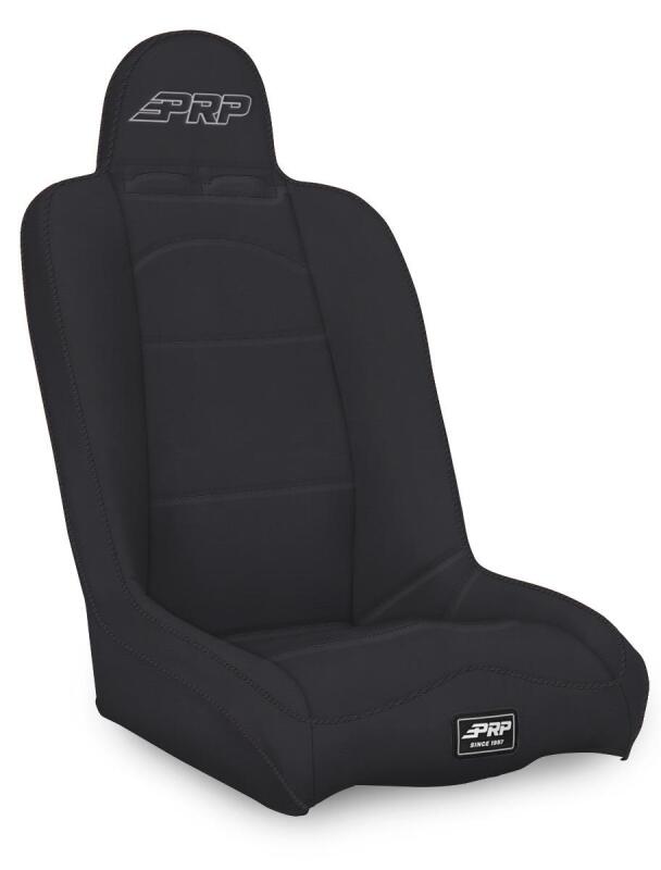 PRP Daily Driver High Back Suspension Seat - Black Vinyl