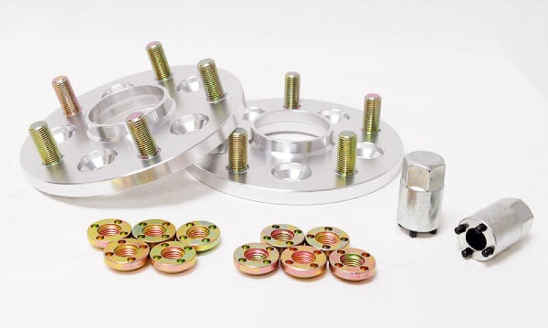 Project Kics 15mm Thick 12x1.5 4x114.3 to 4x100 Wide Tread Spacers PCD Conversion