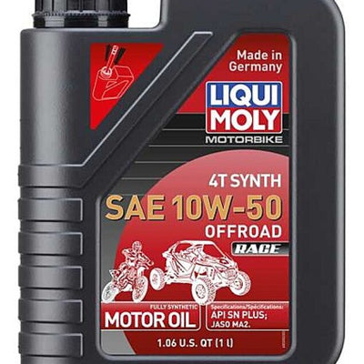 LIQUI MOLY 1L Motorbike 4T Synth SAE 10W50 Offroad Race