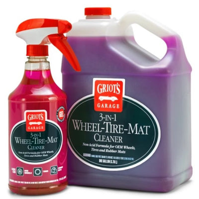 Griots Garage 3 In 1 Wheel Tire Mat Cleaner- 25 Ounces