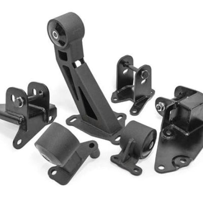 Innovative 96-00 Civic J-Series Black Steel Mounts 95A Bushings (EG/DC Subframe)