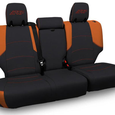 PRP 11-24 Toyota 4Runner Rear Bench Cover - 5-seat model - Black/Orange
