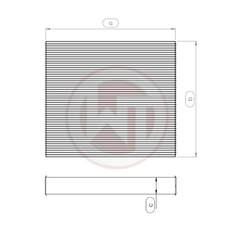 Wagner Tuning 685x489x50mm Radiator Core