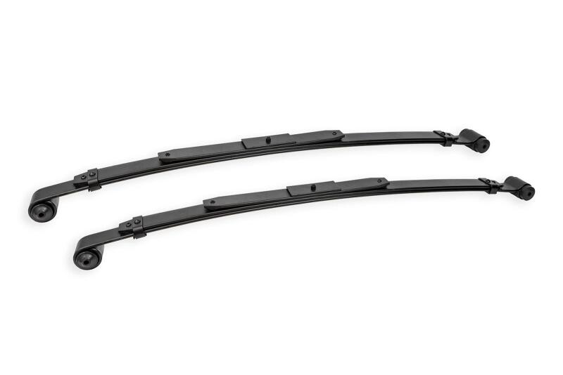 BMR 67-69 GM F-Body 1st Gen / 68-74 GM X-Body 3rd Gen 3in Drop Rear Lowering Leaf Springs - Black