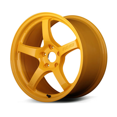 Gram Lights 57CR 18x9.5 +38 5x100 Mach Yellow