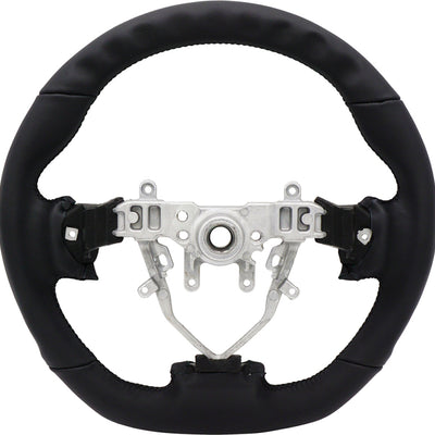 BLOX Racing 08-14 Subaru Leather Steering Wheel Black Stitching