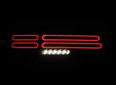 AlphaRex 23-25 Nissan Z Nova-Series Quad-Loop Style Prismatic LED Tail Lights - Alpha Black
