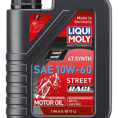 LIQUI MOLY 1L Motorbike 4T Synth SAE 10W60 Street Race