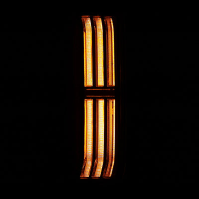 AlphaRex 24-25 Toyota Tacoma NOVA-Series LED Prismatic Tail Lights - Black Red