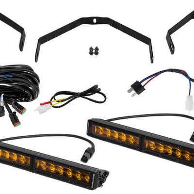 Diode Dynamics 14-21 Toyota Tundra SS12 Driving Light Kit - Amber Driving