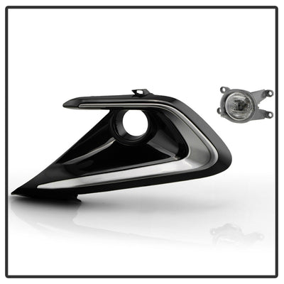 Spyder 23-24 Toyota Corolla Hatchback OEM Full Fog Lights w/Switch - Clear (FL-TCOC2023-HB-LED-C)