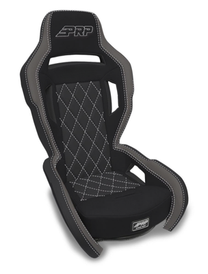 PRP Contour Suspension Seat - Black & Gray