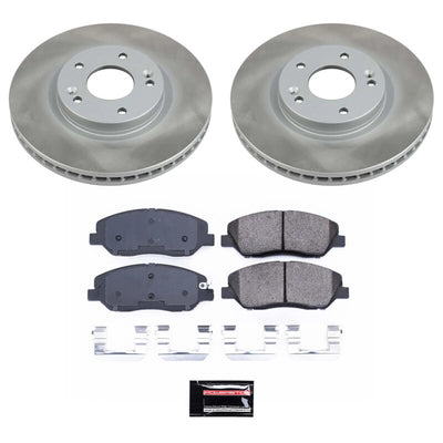 Power Stop 07-09 Hyundai Santa Fe Front Semi-Coated Rotor Kit
