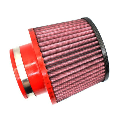 BMC Single Air Universal Conical Filter w/Carbon Top - 90mm Inlet / 110mm H