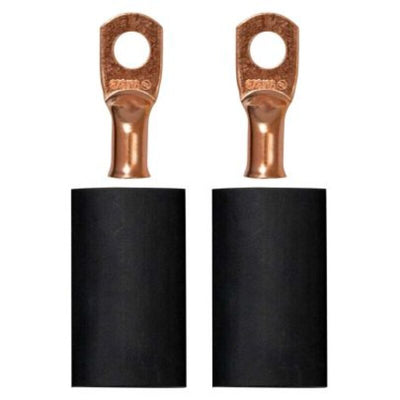 Moroso 5/16in Dia Stud 6 GA Wire Crimp/Solder Battery Cable Terminal Kit (2 Pack)