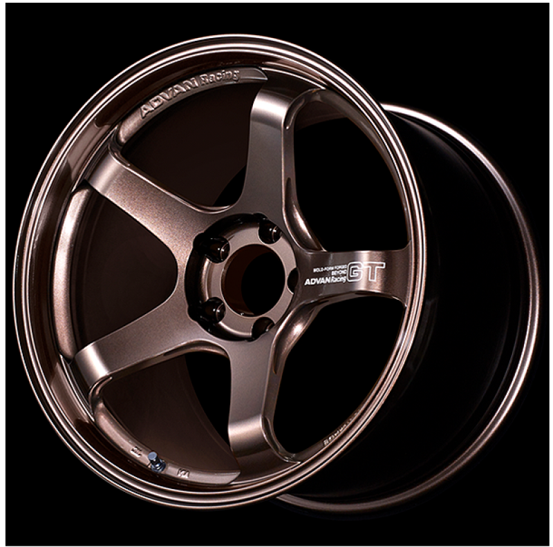 Advan GT Beyond 18x9.5 / +22 Offset / 5x120 / 72.5mm Bore Racing Titanium Black Wheel