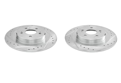 Power Stop 21-25 Acura TLX Rear Drilled & Slotted Rotor - Pair