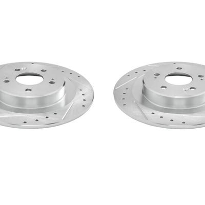 Power Stop 21-25 Acura TLX Rear Drilled & Slotted Rotor - Pair