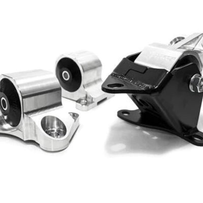 Innovative 96-00 Civic B/D Series Black Aluminum Mounts Solid Bushings (2 Bolt)