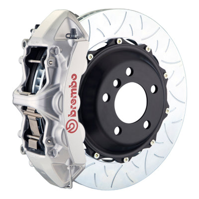 Brembo17-20 86 (ZN6) Fr GT BBK 6 PistSlotted Type-3 355x32 2pc Rtr Drill-Silver