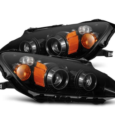 AlphaRex 99-09 Honda S2000 LUXX-Series Projector LED Headlights - Alpha-Black