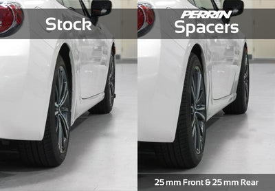 PERRIN 02-14 Subaru WRX / 2004 STI / 13-25 BRZ & Toyota GR86 30mm Wheel Spacers 5x100 56mm CB - Pair