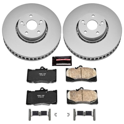 Power Stop 07-11 Lexus GS350 Front Z17 Evolution Geomet Coated Brake Kit