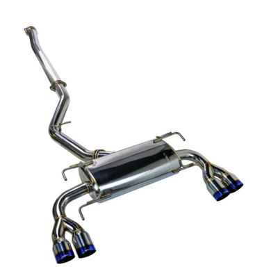 Remark 08-14 Subaru STi GR Hatch Sports Touring Spec - Burnt Quad Tips (Non-Resonated)